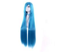 MapofBeauty 40 Inch Anime Costume Long Straight Cosplay Wig, Light Blue