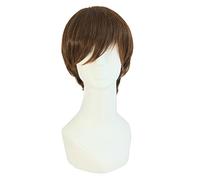MapofBeauty Fashion Men's Short Straight Wig (Maple Sugar)