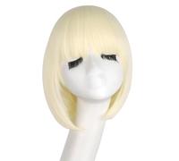 MapofBeauty Ladies Short Length Synthetic Straight Wig (Beige)