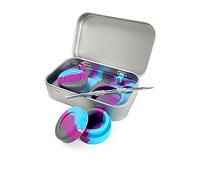 Mapoo Silicone Dab Containers Set, Wax Container Silicone Jar for Oil Wax Container Jar with Carving Tool,No Nicotine