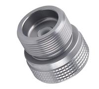 MAPP Gas Adaptor MAPP Gas Converter MAPP Gas Valve Aluminum Alloy Flat Canister to 1L Gas Tank Adapter with Small Size for Camping Picnic