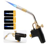 MAPP Propane Gas Welding Torches Blow Torch Welding Soldering Brazing Gas Plumbing Tool Barbecue Cooking DIY Gas Burner TS8000