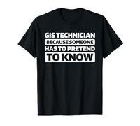Mapping Data Spatial - GIS Technician T-Shirt