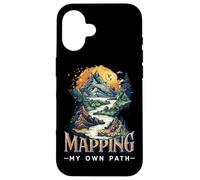 Mapping My Own Path Geocaching Hiking Outdoor Survival Case for iPhone 16