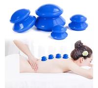 Mapplemart Acupressure Moisture Absorber Anti Cellulite Vacuum Silicone Vacuum Cups Facial Body Silicone Vacuum Cupping Therapy Set Of 4 Muscle Relaxation, Pain Relief Silicone Physiotherapy Dry