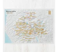 Maps International Wainwright Summits Collect&Scratch Off Lake District Print For Walkers- 59 x 42 cm