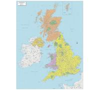 MapSherpa: UK Political Wall Map - Large - 122 x 81 cm Poster