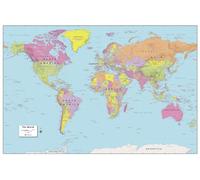 MapSherpa: World Wall Map - Large - 122 x 81 cm