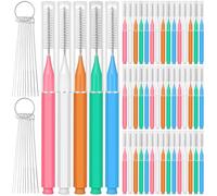 MAPVOLUT 70-in-1 Shower Head Cleaner Kit - 50 Micro Brushes + 20 Steel Picks for Clogged Nozzles, Stanley Cups, 3D Printers, Faucets -Each Tools Storage Case, Tiny Hole Unclogging Tool