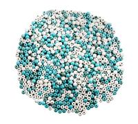 MAQDDO 100Pcs Trendy Turquoise Summer Ocean Turtle Dolphin Starfish Pendant For Jewelry Making DIY Sea Animal Cute Fish Charms Finding For Bracelet(Color 3)