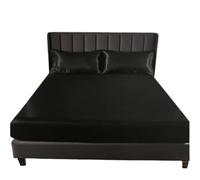 MAQDDO 1PC Mattress Cover Solid Color Satin,Light,Soft,Breathable,Four Seasons Apply Without Pillowcase for Home(150x200cm)