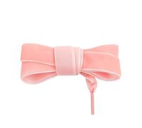 MAQDDO 5pairs Flat Shoelaces Snow Yarn Satin Silk Ribbon Shoelace Sneakers Shoe Laces For Woman For Kids Adults(Pink,120cm)