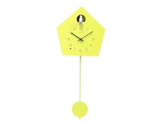 MAQDDO Cuckoo Wall Clocks Minimalist Creative Silent Movement Children's Room Watch Home Decoration Gift For Home(Yellow)