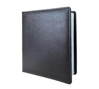 MAQDDO D-Ring 3-Ring A5 Litchi Grain Leather Photo Album Refillable Scrapbook with 50 PP Pages, Card Storage For Family(Color 2)
