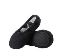 MAQDDO Girls Ballet Shoes Dance Shoes Soft Soled Gymnastic Shoes Drawstring Ballet Specific Slippers For Women For Kids, Dancing(Black,36)