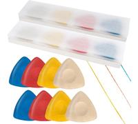 MAQIHAN 8 Tailors Chalk Smooth & Thick - Tailor's Fabric Sewing Chalk Washable 4 Colors Marking Pencils Pens Fabric Markers Quilting Supplies Notions Tools Tiza Para Costura Brightly Colored