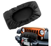 MAQIHAN Winch Cover - Heavy Duty Winch Cover Waterproof Dust-Proof Trailer Winch Cover Synthetic Winch Cover UV-Resistant Electric Winch Cover for 8500-17500 Lbs Indoor/Outdoor 21.5” x 9.5” x 7.5”