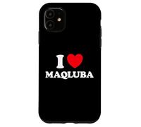 Maqluba Heart Funny Cute Favorite Food Levantine Pilaf Fan Case for iPhone 11