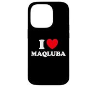 Maqluba Heart Funny Cute Favorite Food Levantine Pilaf Fan Case for iPhone 14 Pro