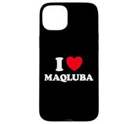 Maqluba Heart Funny Cute Favorite Food Levantine Pilaf Fan Case for iPhone 15 Plus