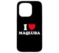 Maqluba Heart Funny Cute Favorite Food Levantine Pilaf Fan Case for iPhone 15 Pro