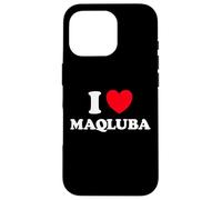 Maqluba Heart Funny Cute Favorite Food Levantine Pilaf Fan Case for iPhone 16 Pro