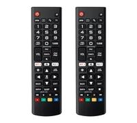maqsai 【Pack of 2】 Universal Remote Control for LG-Smart-TV-Remote, Compatible with All LG LCD LED HDTV 3D Smart TV Models, with Shortcut Button, LNG-PING-LG 5307(2 PCS)
