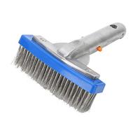 Maquer 5 Inch Pool Brush, Swimming Pool Wire Brush, Stainless Steel Brush Head with High Density Hard Steel Hair Professional Pool Cleaning Tool for Walls Tiles Floors Spa Bathroom Tub Saunas