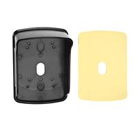 Máquina de control de acceso a puertas Cubierta impermeable Carcasa protectora negra con tablero de pasta para sistemas de seguridad de botones de timbre al aire libre Plástico ABS