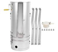 Máquina extractora de miel Separador centrífugo de miel de apicultura de acero inoxidable Extractor manual de miel rápidamente para uso en granjas de apicultura con engranajes de