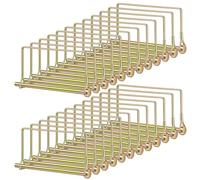 MAQUITA 24 Pcs Trailer Coupler Pin 1/4 inch Diameter 4.7 inch Long, Heavy-Duty PTO Shaft Locking Pin Set,Trailer Hitch Locking, Lawn Mower Hitch Quick Release Wire Lock