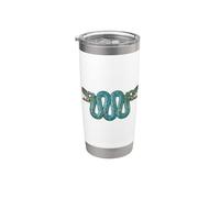 Maquizcoatl Aztec Two Headed Serpent Stainless Steel Insulated Tumbler