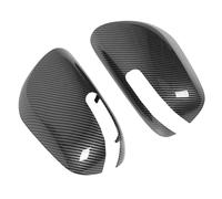 Maqulae 1 Pair Carbon Fibre Style Car Mirror Caps Replacement Door Mirror Cover Protector Covers Decoration