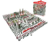 Maqulae 450PCS Mini Soldier Figures Toy Soldiers Playset with 69 Accessories for Kids Adults Battlefield Imagination Gifts Christmas Birthday