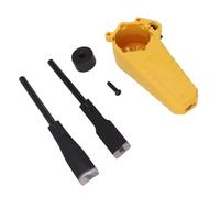 Maqulae Angle Grinder Chisel Attachment Wood Carving Chisel Adapter Electric Kit for Grinder with Stainless Steel Chisels Plastic Base Plate for Woodworking Metal Stone DI