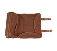 Maqulae Bartender Tool Bag Bartender Kit Bag Multifunctional Portable Large Capacity Canvas Travel with Strap for Outdoor Parties Events Professional Bartenders (Brown)