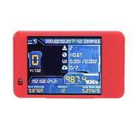 Maqulae Bitcoin Miner USB Plug and Play, Bluetooth WiFi 1060KH/s 2.8 Inch Touchscreen Display Lottery Miner for ESP32 BTC Mining (Red)