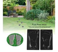 Maqulae Concrete Stone Paving Mold, 17.7x10.6 inch Footprint Path Maker | ABS Plastic Material, Reusable for Cement or Mortar, Left and Right Foot Design, Garden Walkway Decor