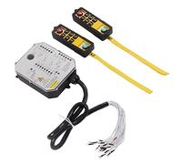 Maqulae Double Handle Crane Industrial Remote Control, Anti Drop Proof with LED Power Indicator and 800MHz Anti Interference, for Cranes Conveyors Coal Mining Equipment (AC24V)