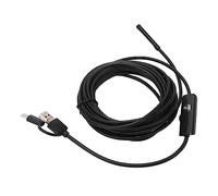 Maqulae Endoscope 3 in 1, 5.5mm Borescope Camera IP67 with USB Micro Type C Interfaces, for Inspection of Pipes and Automotive (3.5M)