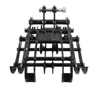 Maqulae Excavator Grabber, Mn Steel Powder Coating Wood Grapple Attachment with 25.6in Opening Distance for Construction Farm Garden Landscaping