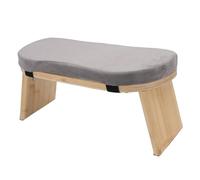 Maqulae Folding Meditation Bench Kneeling Stool Zen Meditation Bench with Magnetic Hinge Locks 5 Degree Tilt Cushion for Home Relaxation Yoga Travel
