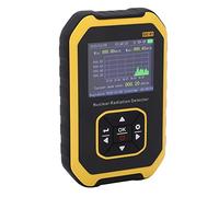 Maqulae Geiger Counter Nuclear Radiation Detector Radioactive Monitor with Real Time LCD Display Sound Flash Vibration Alarm for X Ray CT Marble Tile Food Metal