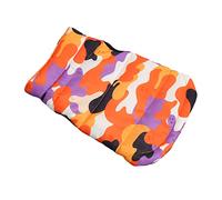 Maqulae Halloween Pet Vest, Reversible Soft Breathable Warm Coat with Funny Ghost Evil Face Patterns for Dogs Cats (L)
