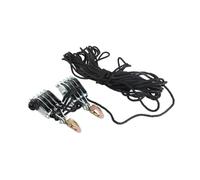 Maqulae Rope Hoist Pulley System, 4400lb Heavy Duty Block Tackle with Rustproof Galvanized Housing and Nylon Roller, for Lifting Heavy Objects in Garages Boating and Tree Cutting