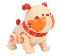 Maqulae Smart Interactive Robot Dog Toy Touch Sensitive Voice Recording Repeating Remote Control Robotic Dog with AI Technology Early Education Learning for Kids Children Boys Gir (Orange)