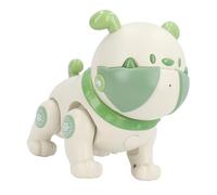 Maqulae Smart Interactive Robot Dog Toy Touch Sensitive Voice Recording Repeating Remote Control Robotic Dog with AI Technology Early Education Learning for Kids Children Boys Gir (Green)