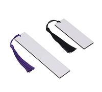 Maqulae Sublimation Blank Bookmarks Double Sided, 60 Piece Set | MDF Material,Double Sided Printing,Heat Transfer DIY Compatible,Student Projects,Earrings Key Chains Labels
