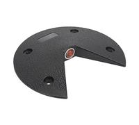 Maqulae Survey Road Monitoring Prism Round Disc ABS 12.7mm Prism with Glass Protector Measuring Range 500m for Highway Monitoring
