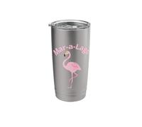 Mar-a-Lago Florida Pink Flamingo Stainless Steel Insulated Tumbler